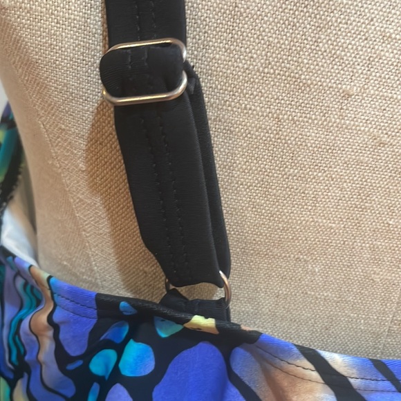 Ocean dreams signature butterfly tankini size 18W green purple turquoise nwts - Picture 5 of 13